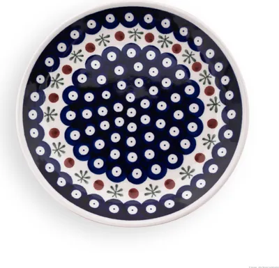Produktbild von Original Bunzlauer Keramik Teller Ø19,5 cm Frühstücksteller Speiseteller Essteller Kuchenteller flach im Design 41