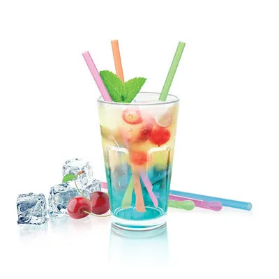 Produktbild von Tescoma Slámky myDRINK, s míchátkem, 24 ks