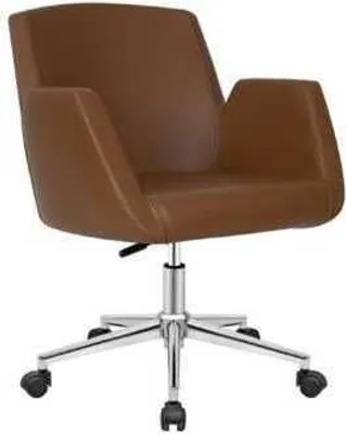 Image de Chaise de bureau marron Chaise gaming Chaise de bureau Chaise de bureau pivotante Fauteuil de direction