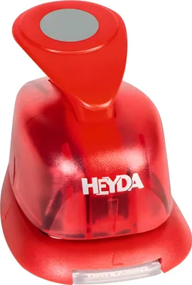 Image de HEYDA perforateur à motif cercle petit couleur : rouge