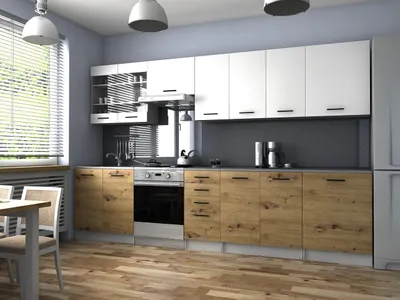 Obrázek produktu pro Kuchyňská linka PAMELA 320x260 - Bílá + artisan