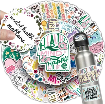 Immagine prodotto di Set di adesivi motivazionali ispiratori con 100 adesivi colorati fai da te – Set decorativo