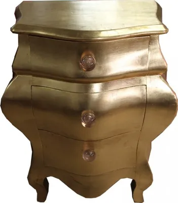 Produktbild von Casa Padrino Barock Kommode Gold 53 x 36 x 71.5 cm