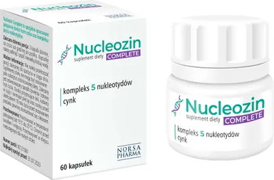 Zdjęcie produktu dla NORSA PHARMA Nucleozin Complete (kompleks nukleotydów) 60 kapsułek