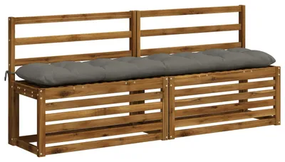 Productafbeelding van Bankkussen VIANEN 100% Polyester Grijs 170 x 30 x 12 cm