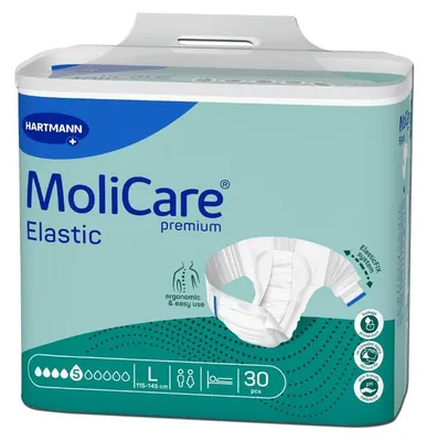 Produktbild von MoliCare® Premium Elastic 5 Tropfen - L 3 x 30 Stück