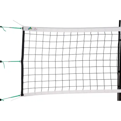 Produktbild von Huck Volleyballnetz DVV 1 9,50x1 m für Wettkämpfe mit 6-Punkt-Aufhängung und 10 cm Maschenweite