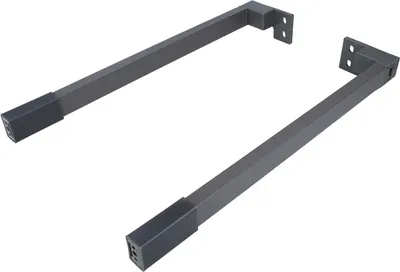 Produktbild von Anthrazit 350mm Schubladenreling Längsreling Set Schubladenerweiterung stabil
