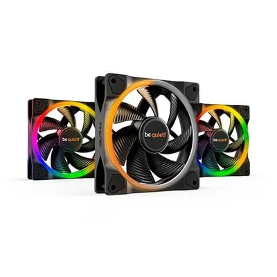 Obrázek produktu pro be quiet! Light Wings | 140mm PWM Triple Pack, Ventilátor, 14 cm, 1500 ot/min, 95,14 m³/h, Černá