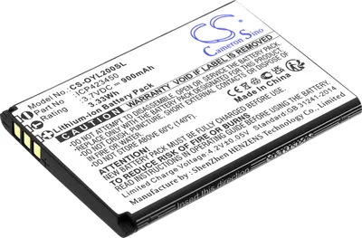 Zdjęcie produktu dla TECHTEK Bateria kompatybilny z [Olympia] 2218, Happy II zastępuje ICP423450