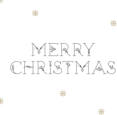 Obrázok produktu pre Papierové obrúsky 33x33cm 3-vrstvové s nápisom Merry Christmas 20 ks