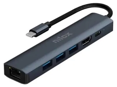 Imagen del producto de NILOX Docking Station Usb C 6 en 1