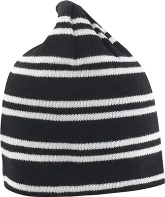 Produktbild von Result Winter Essentials R354X | Team Reversible Beanie Wintermütze - Farbe: Black/White/Black - Größe: One Size