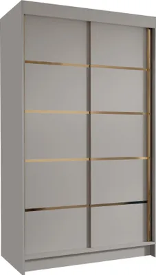 Produktbild von MIRJAN24 Schiebetürenschrank Vigo IV, Kleiderschrank mit Kleiderstange, mit zwei Schwebetüren, Garderobe (Farbe: Cashmere)