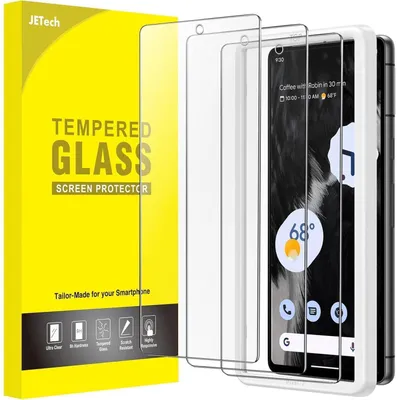 Produktbild von Schutzfolie für Google Pixel 7, Panzerglas Displayschutz, HD Klar, 3 Stück