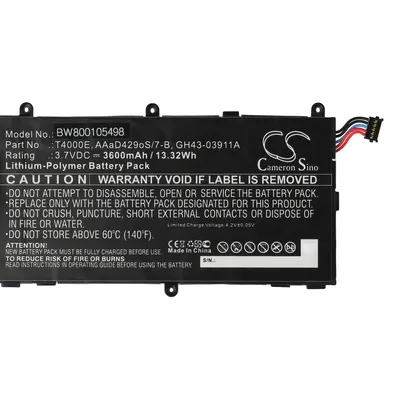 Produktbild von vhbw Akku kompatibel mit Samsung Galaxy Tab SM-T210R, SM-T211, 3 7.0, 3 Kids, SM-T210, SM-T2105 Tablet Pad (3600 mAh, 3,7 V, Li-Polymer)