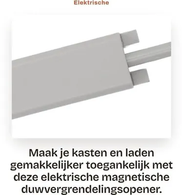 Productafbeelding van Elektrische Magnetische Duwvergrendelingsopener voor Kasten