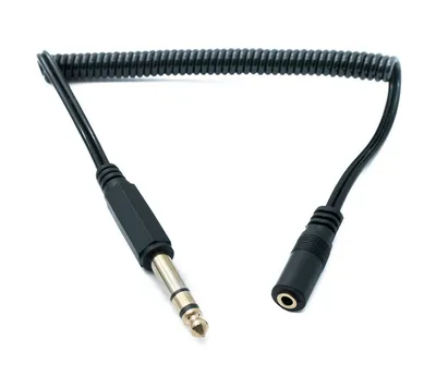 Obrázok produktu pre SYSTEM-S audio kábel 60 cm stereo TRS 6,35 mm jack konektor na 3,5 mm zásuvku