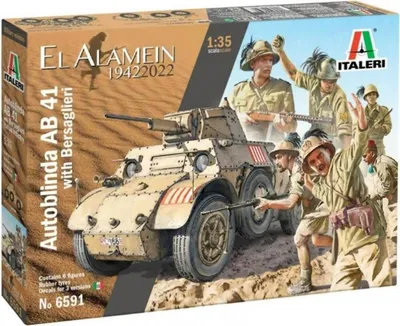 Produktbild von Model Kit military 6591 - AB 41 mit italienischer Bersaglieri-Infanterie (1:35)