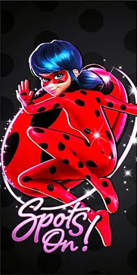 Produktbild von Miraculous Badetuch Strandtuch - Mädchen Strandlaken 70 x 140 cm aus Baumwolle