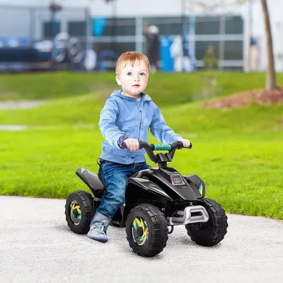 Zdjęcie produktu dla Sweiko Kinder Quad Elektryczny - pojazd dla dzieci 6V z funkcją jazdy do przodu i do tyłu, przeznaczony dla dzieci w wieku 1,5-3 lata, o wadze do 20 kg, kolor czarny