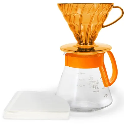 Immagine prodotto di HARIO Kaffeefilter Glas Gr.02 orange 115845 4260703450113