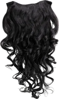 Produktbild von WIG ME UP Haarteil mit 7 Klammern in schwarz H9503-1B