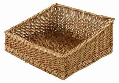 Immagine prodotto di Cesta espositore in vimini media cm 45x45xh21/12