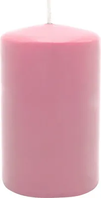 Produktbild von Stumpenkerze aus Paraffin, Antikrosa, WENZEL, 100/70 mm, Brenndauer ca. 44h, selbstverlöschend