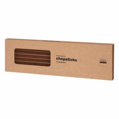 Produktbild von ASA Selection 4er Set Stäbchen wood Natur 93933970