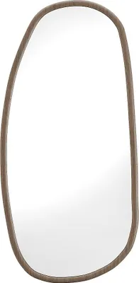 Produktbild von Organischer Spiegel aus Hevea-Holz – 49 × 100 cm – MEIXI