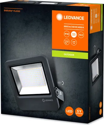 Produktbild von LEDVANCE ENDURA FLOOD, Graphit, IP65, Aluminium, Glas, I, 1 m, 100 W