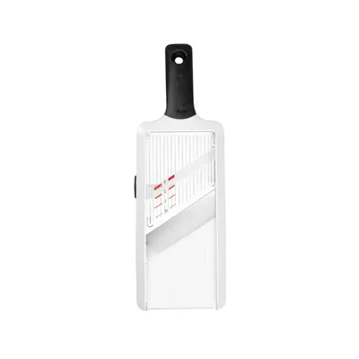 Produktbild von OXO Hand-Held Mandoline Slicer, Manuell, Schwarz, Weiß, 127 mm, 95,2 mm, 292,1 mm, 249,4 g