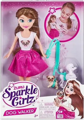 Zdjęcie produktu dla ZURU Sparkle Girlz zest.spacer z psem 10065