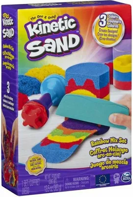 Immagine prodotto di Kit Magico Kinetic Sand: Crea il Tuo Arcobaleno di Sabbia