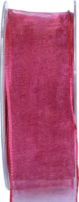 Produktbild von Chiffonband Violett 40mm x 20m Geschenkband Dekoband Organzaband