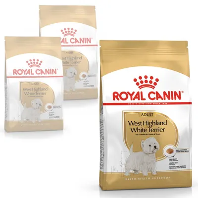 Produktbild von ROYAL CANIN Rassegesundheitsernährung ADULT WEST TERRIER 3x3kg Trockenfutter für West Terrier