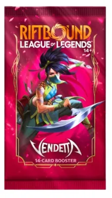 Immagine prodotto di Pacchetto Booster Vendetta di Riftbound League of Legends TCG