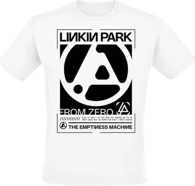 Produktbild von Linkin Park T-Shirt Herren From Zero The Emptiness Block weiß S