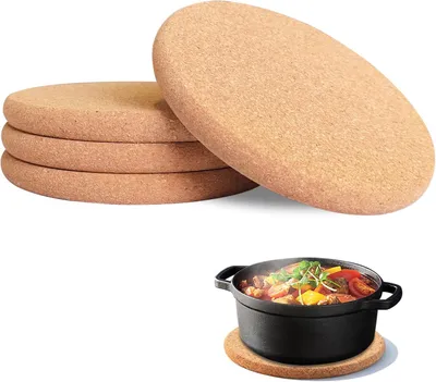 Productafbeelding van Onderzetter - Set van 4 - 19 cm - Antislip - Hittebestendig