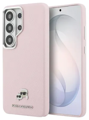 Obrázok produktu pre Kufor Karl Lagerfeld Saffiano KC Metal Logo MagSafe pre Samsung Galaxy S26 Ultra - ružová