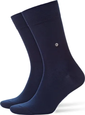 Produktbild von Burlington Everyday herensokken (2-pack), katoen, marine blauw