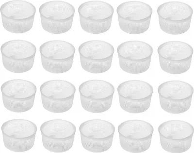 Produktbild von 20 x Kunststoff Käseform 0.35kg - 9x5.2cm, Käse Form, Kaseform, Kase Form, Käse Formen, Käseformen
