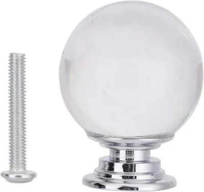 Immagine prodotto di Cassettiera in cristallo con maniglia a sfera da 30 mm