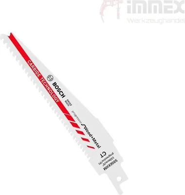 Imagen del producto de Bosch S 956 XHM, para materiales epoxi, fibra de vidrio, metal, tubos, madera, 2,5 mm