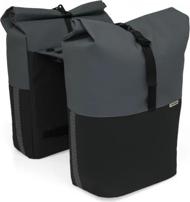 Produktbild von New Looxs Tasche Nyborg Double MIK Light 2x20L Grey/Black - geräumige Doppel-...