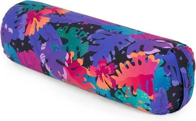 Produktbild von Famanu Yoga Bolster Biologisch Buchweizen - Rund, 23 x 61 cm