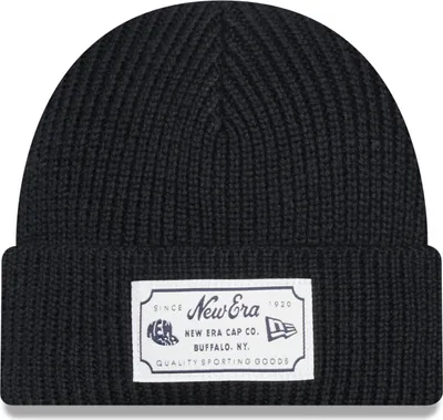 Produktbild von New Era Strick Wintermütze Short Cuff Beanie - PATCH navy