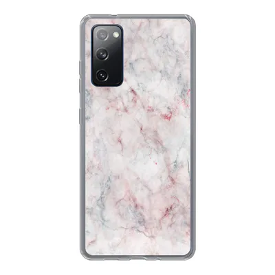 Produktbild von MuchoWow® Handyhülle Schutzhülle Hülle für Samsung Galaxy S20 FE Marmor - Rot - Naturstein Silikon Softcase Handy Hülle - Abdeckung