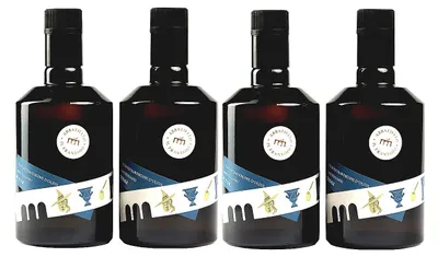 Produktbild von Frantoio Abbatiello - Italienisches Olivenöl Extra Vergine Multicultivar - Kaltgepresst Fruchtig Mittel Kräftiger Geschmack 4 x 500 ml
